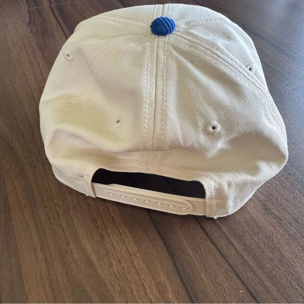 Toronto Maple Leafs Two-Tone Baseball Cap - Cream & Royal Blue Corduroy / Ribbed